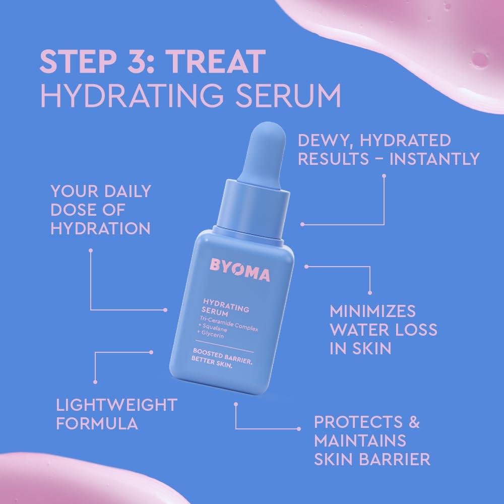 Kit de Cuidado de Piel BYOMA - 5 Piezas Hidratantes con SPF 50