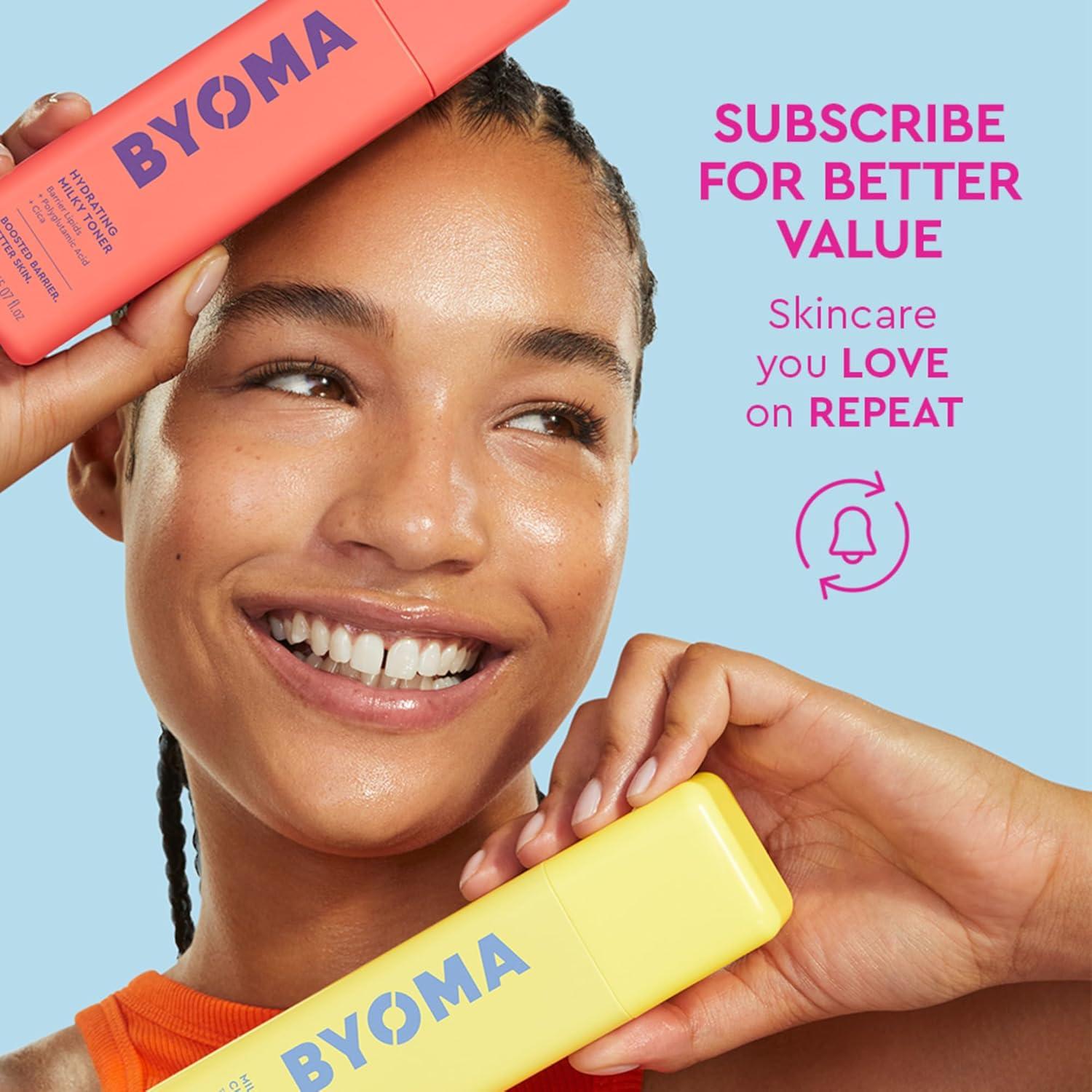 Kit de Cuidado de Piel BYOMA - 5 Piezas Hidratantes con SPF 50