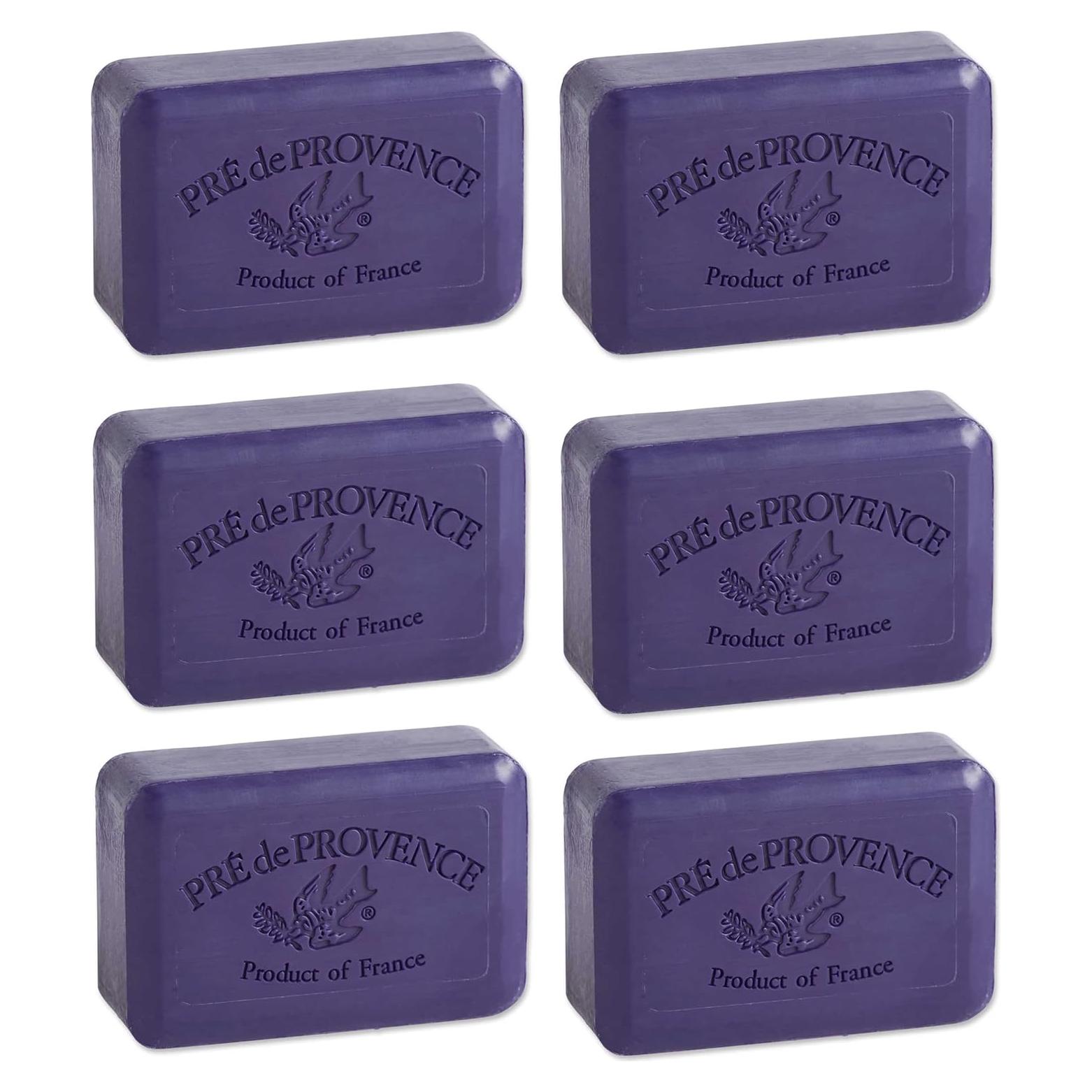 Jabón en barra 150g Pre de Provence Grosella Negra - Paquete 6