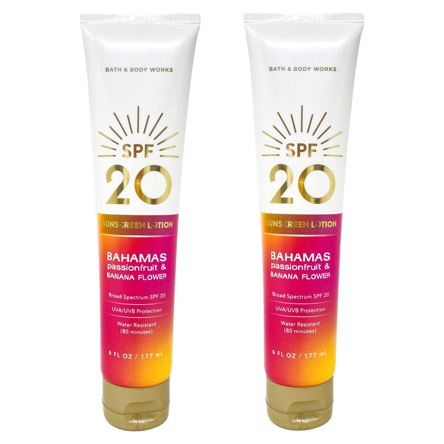 Juego de Regalo Lociones Bronceadoras SPF 20 Fruta de la Pasión