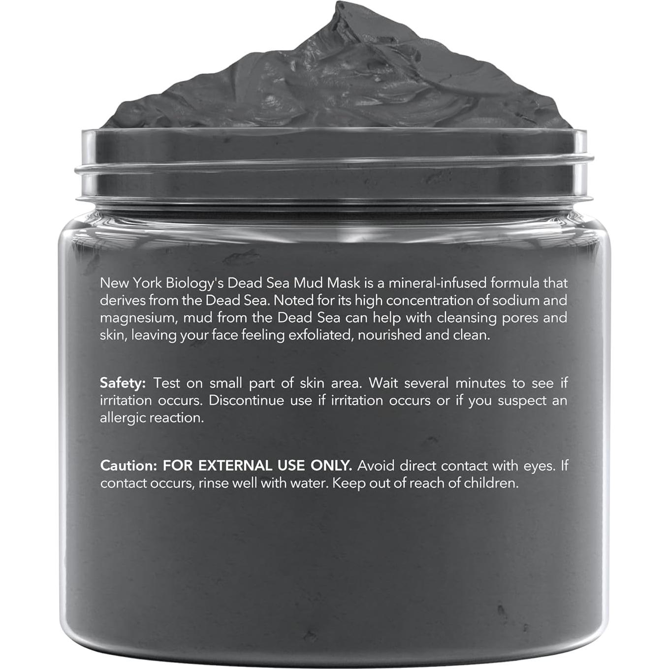 Mascarilla de barro del Mar Muerto New York Biology 248 g Eucalipto