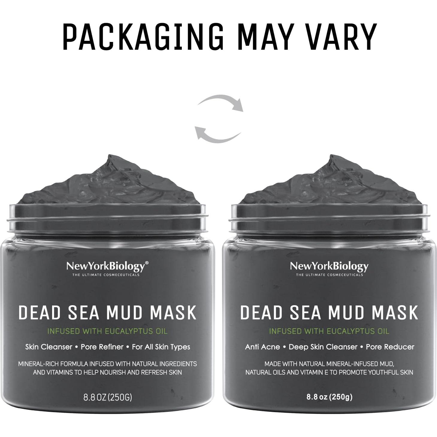 Mascarilla de barro del Mar Muerto New York Biology 248 g Eucalipto