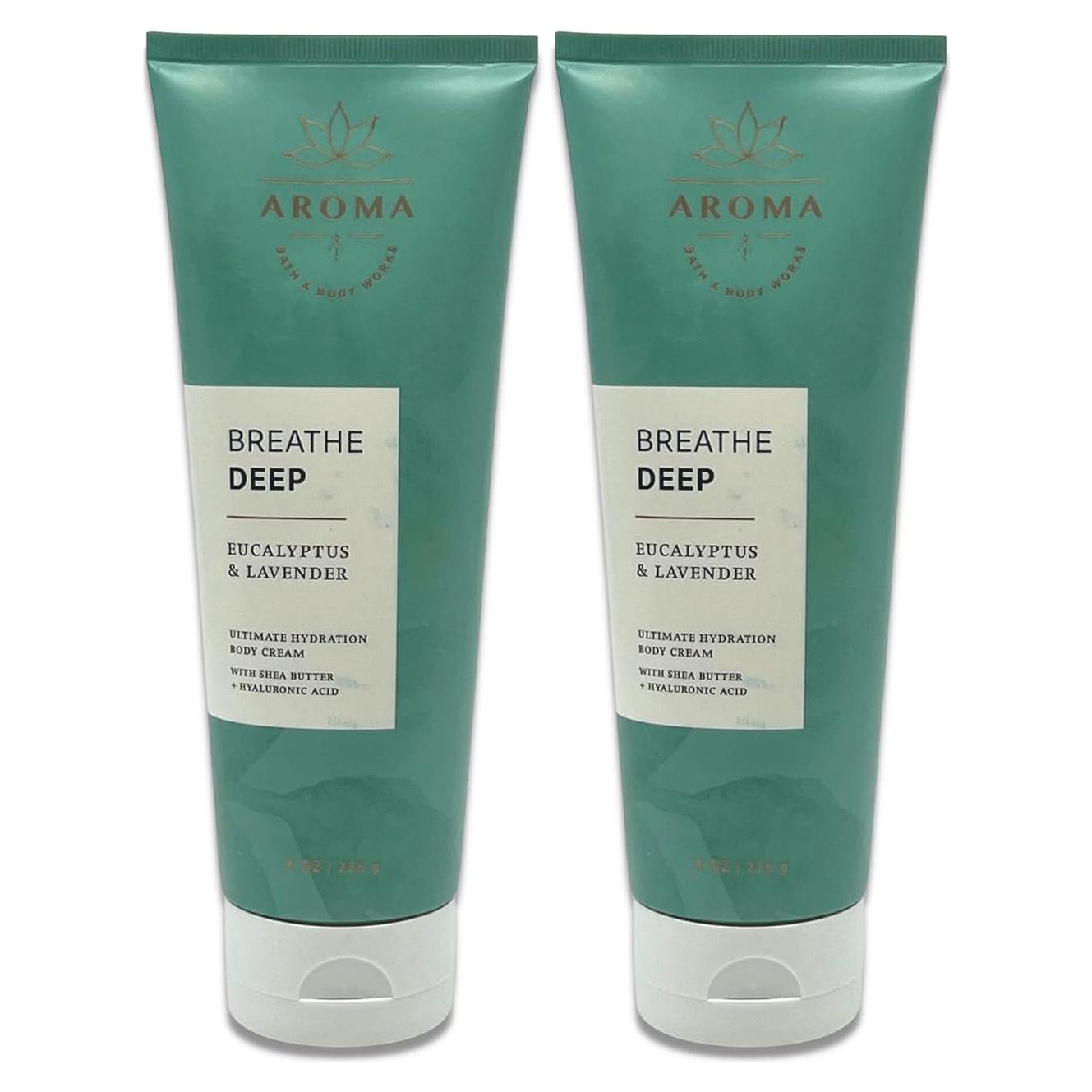 Crema Corporal Aromaterapia Eucalipto & Lavanda 2x226g - Bath & Body Works