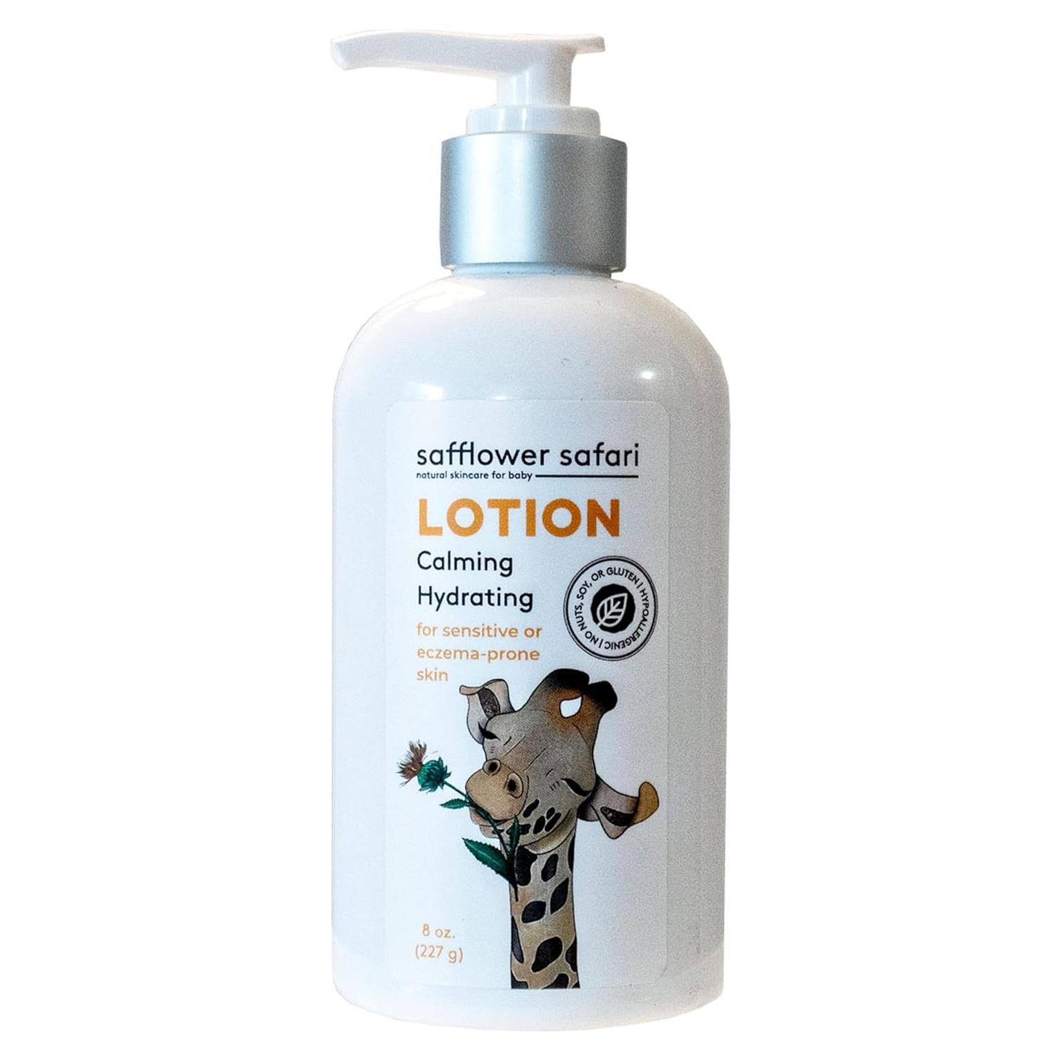 Loción Hidratante para Bebés Safflower Safari 236.6 ml Natural