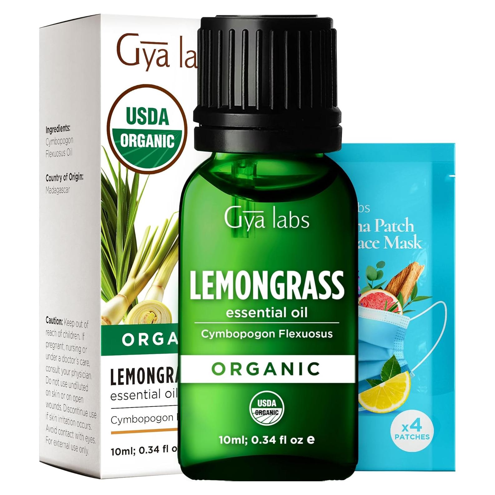 Aceite Esencial Orgánico de Hierba Limón Gya Labs 10 ml