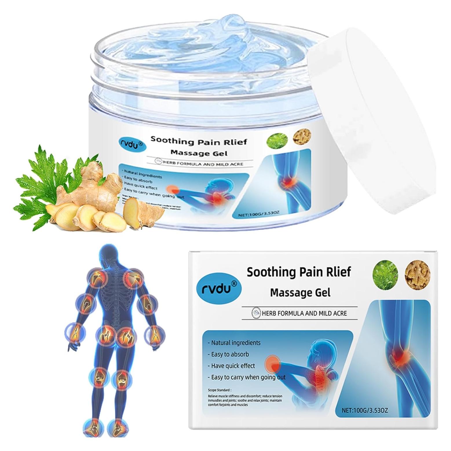 Gel de Masaje Articulaciones Buiitl con Jengibre y Artemisia 132g