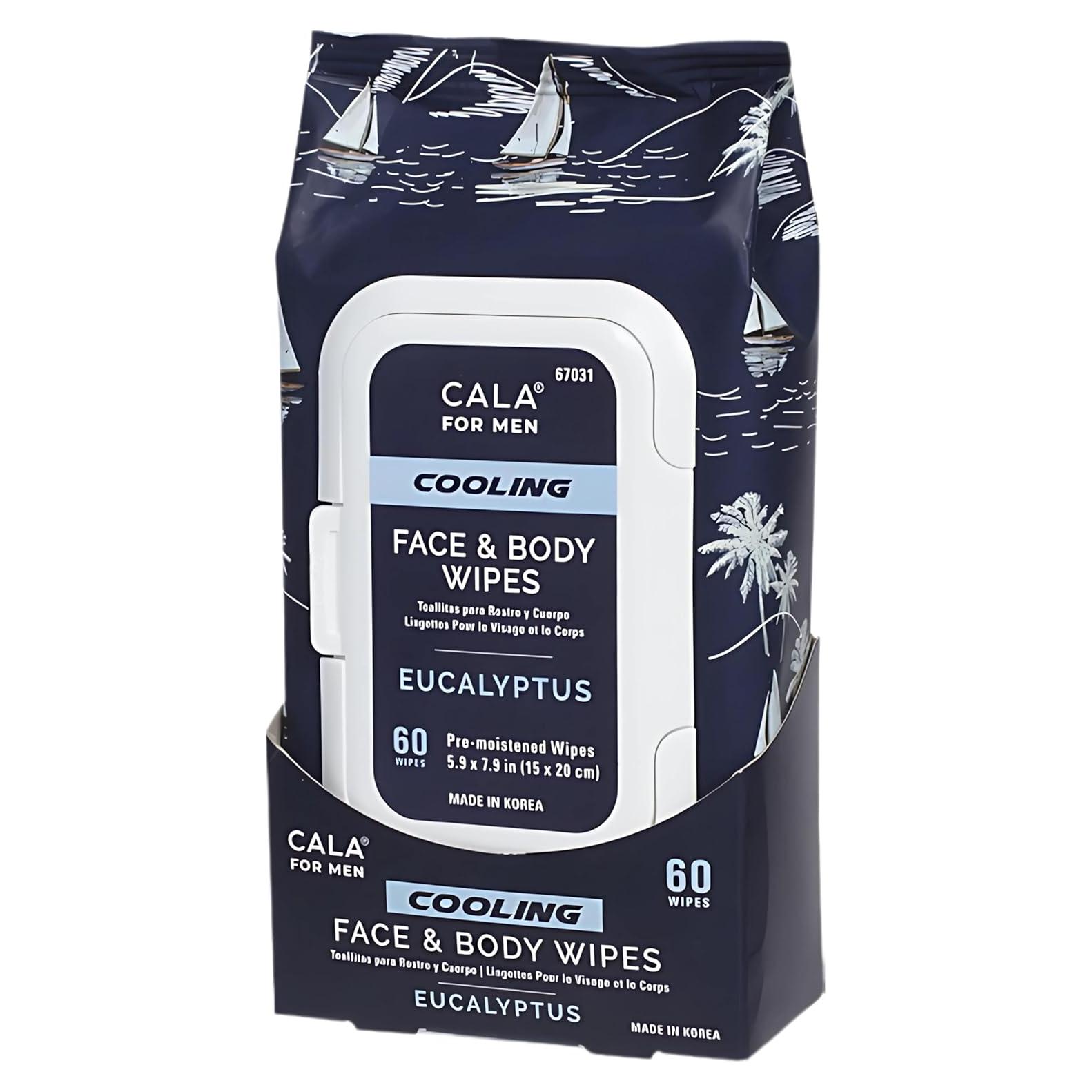 Toallitas Faciales y Corporales CALA Eucalipto 60 Hojas