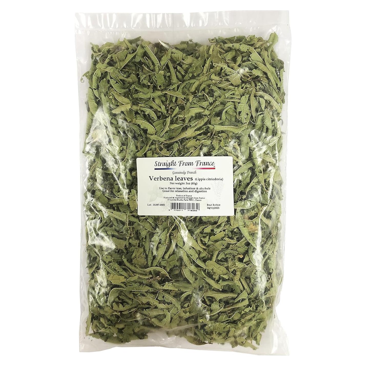 Hojas Secas de Verbena de Limón Directo de Francia 85 Gr