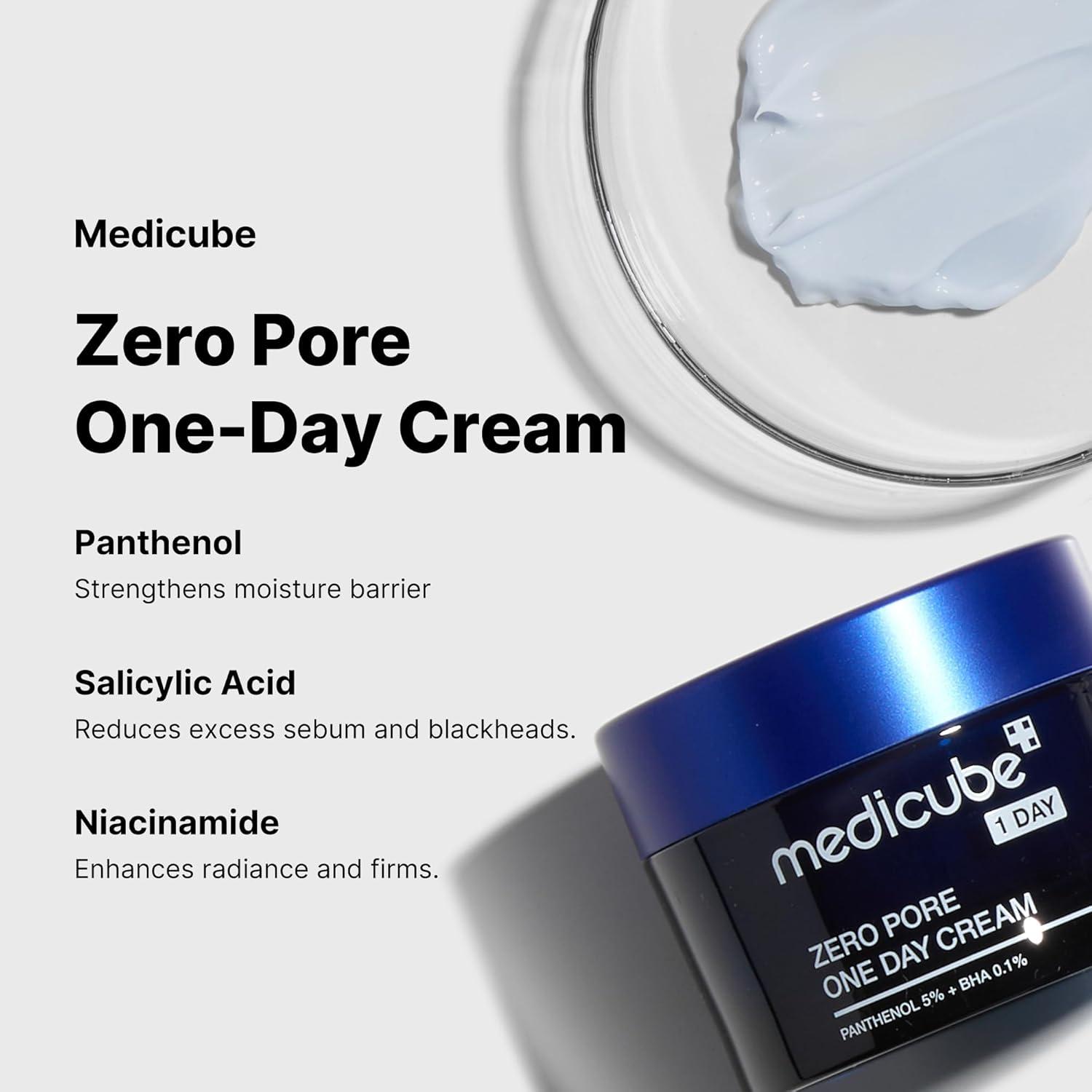 Medicube Zero Pore Crema Refinadora 49.8 ml - Controla Aceite