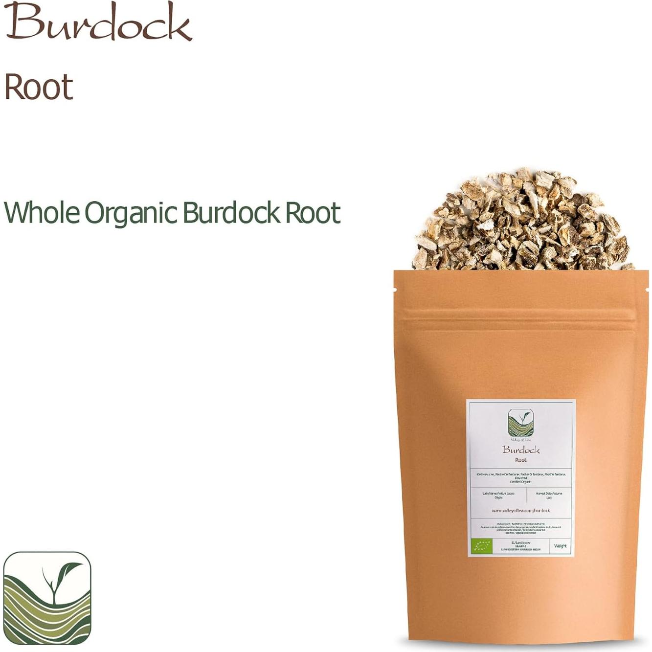 Té de raíz de bardana orgánico Valle del Té 100g