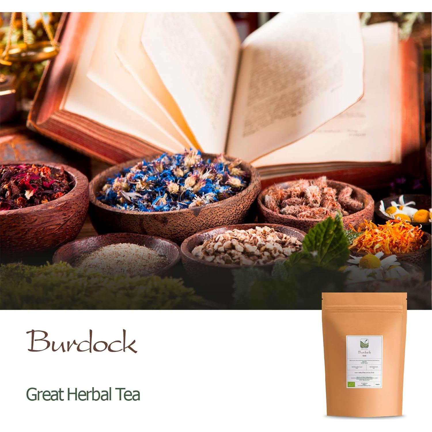 Té de raíz de bardana orgánico Valle del Té 100g