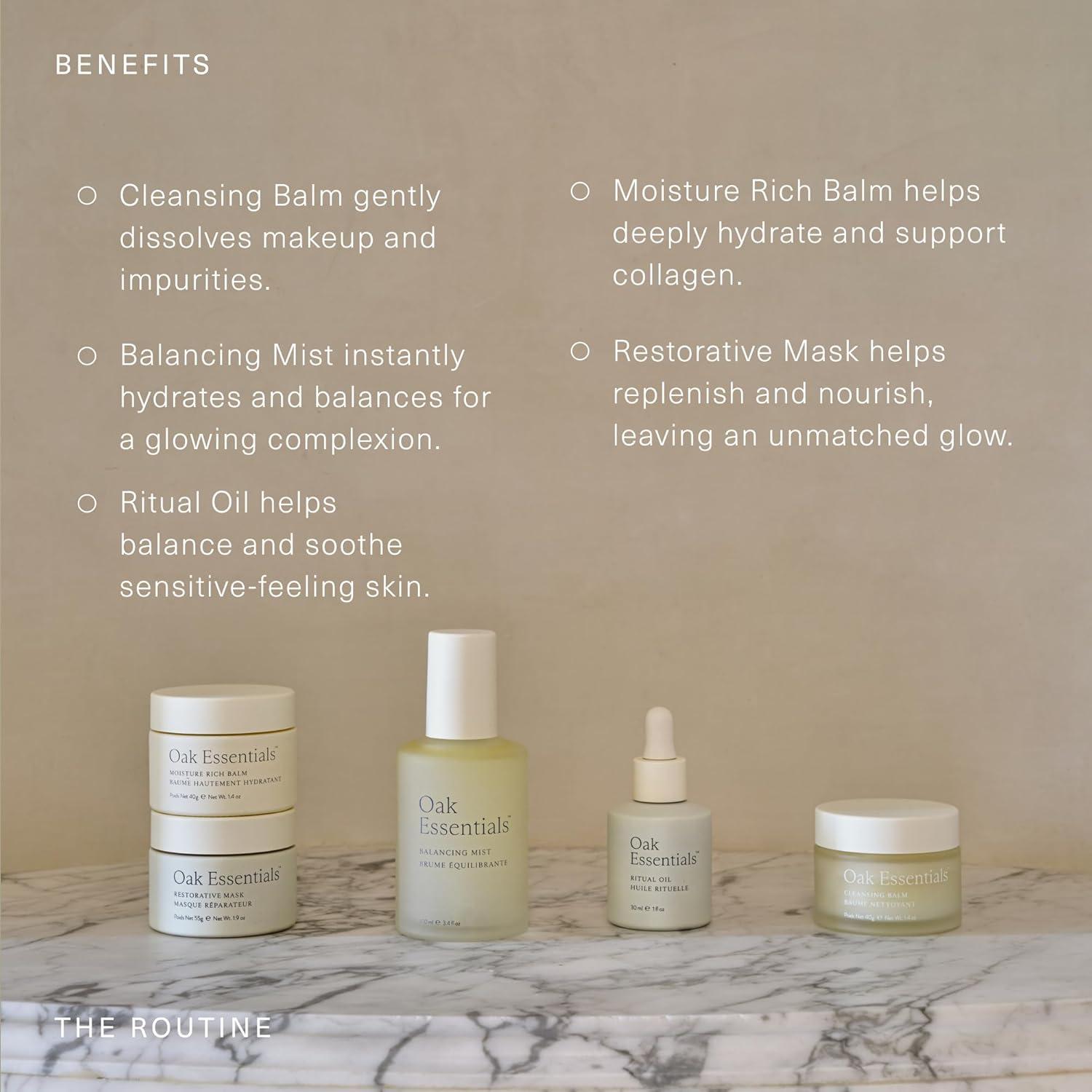 Conjunto Facial Antienvejecimiento Oak Essentials 5 Pasos