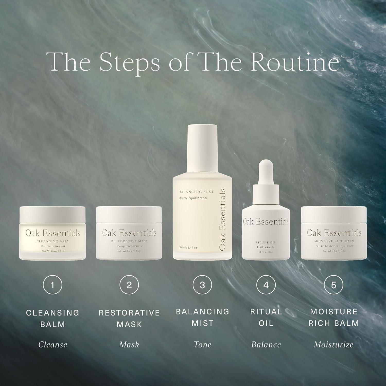Conjunto Facial Antienvejecimiento Oak Essentials 5 Pasos