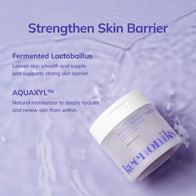 Almohadillas Tónicas Hidratantes Keenoniks - Azuleno y Manzanilla - 80 Unidades