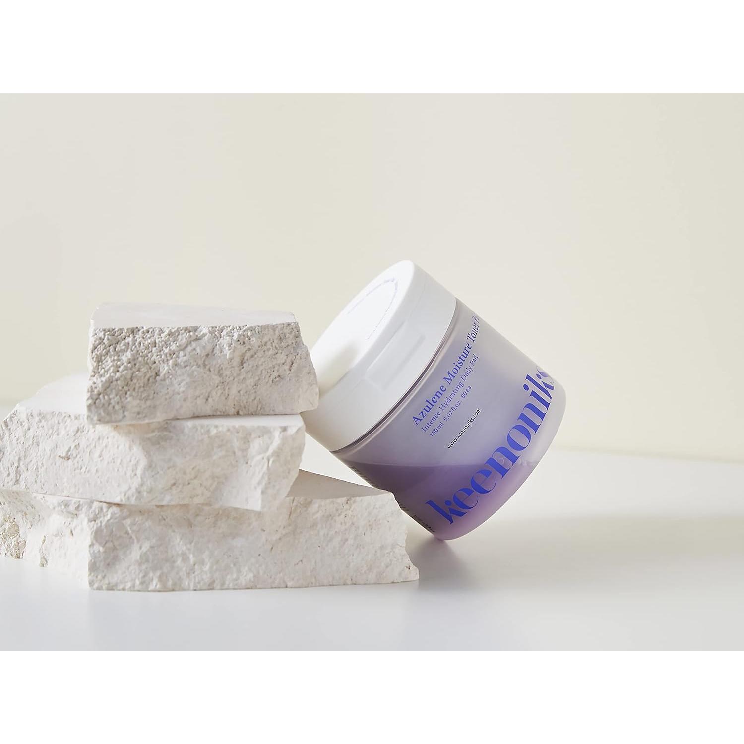 Almohadillas Tónicas Hidratantes Keenoniks - Azuleno y Manzanilla - 80 Unidades