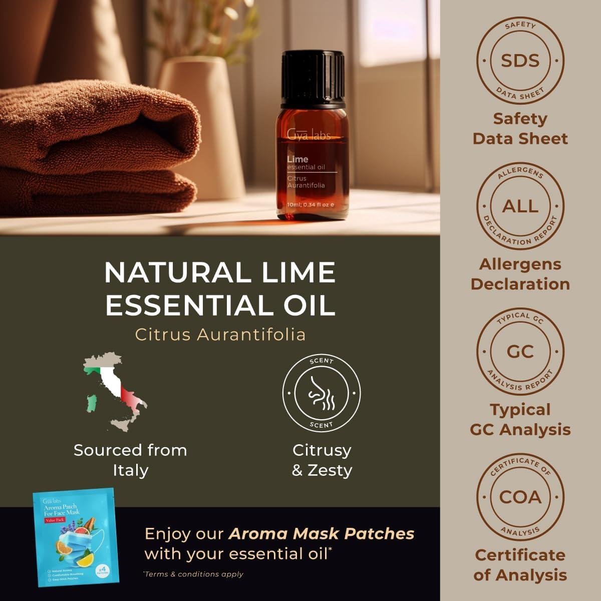 Set de Aceites Esenciales Gya Labs 100% Naturales 2x10ml