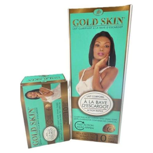 Conjunto de Cuidado de Piel Dorada Dahaa - Loción y Jabón