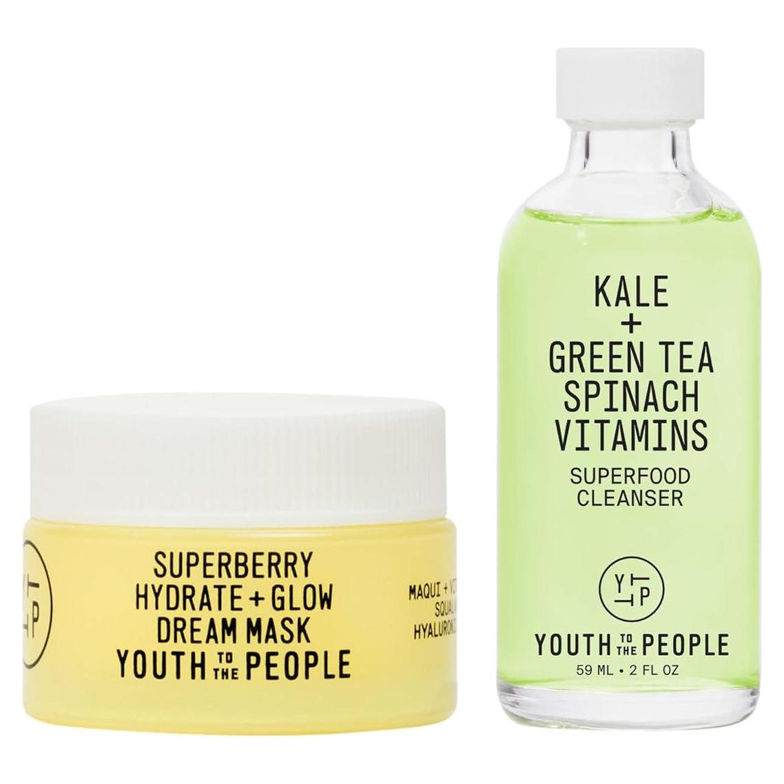 Set de Cuidado Facial Youth To The People - Rinse + Rest