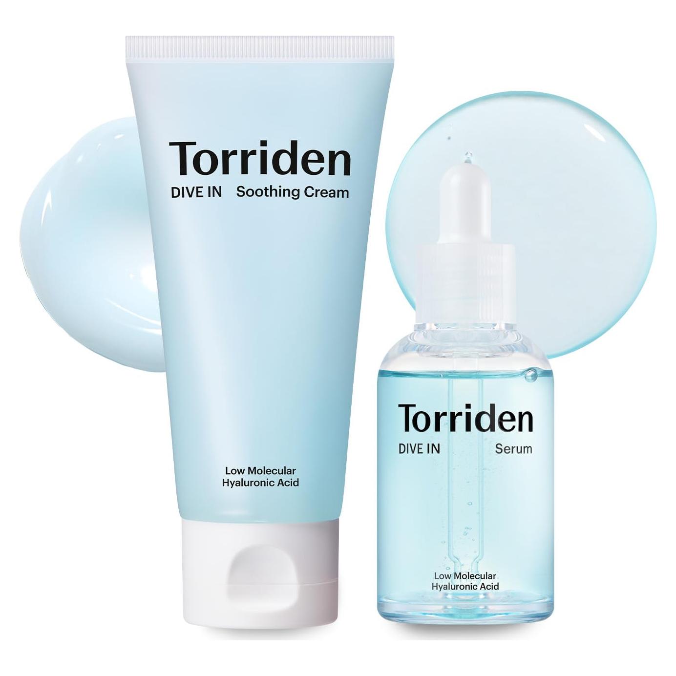 Set de Cuidado Facial Torriden DIVE IN: Suero 50 ml + Crema 100 ml