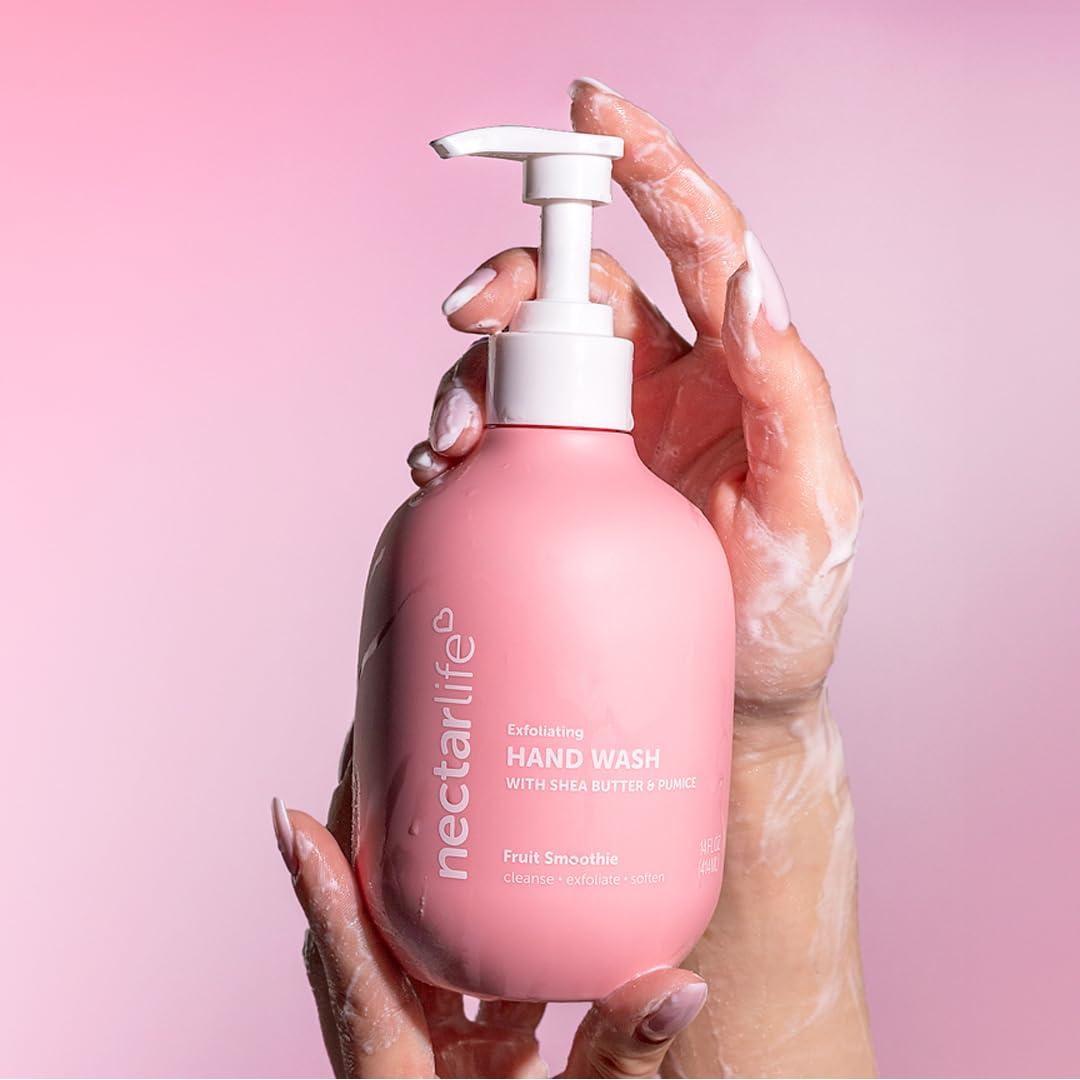 Kit de Cuidado de Piel Nectar Life Daily Glow - Jabón, Exfoliante y Jabón de Manos