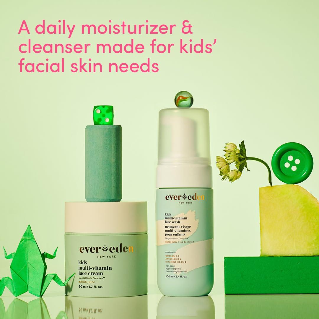 Set de Cuidado Facial y Labial Vegano Evereden para Niños 3+