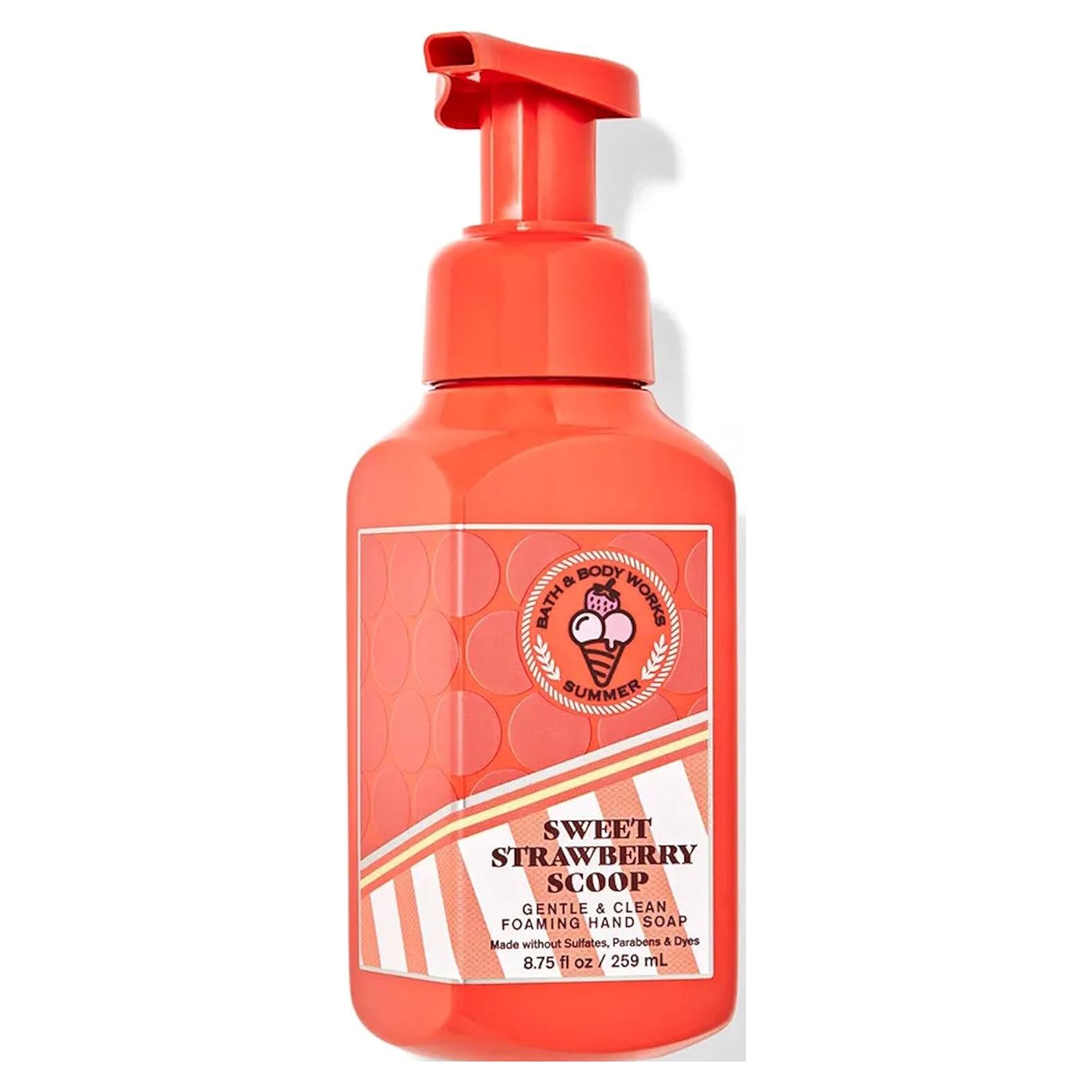 Jabón de Manos Espumoso Suave Bath & Body Works 259 ml 1-Pack Fresa