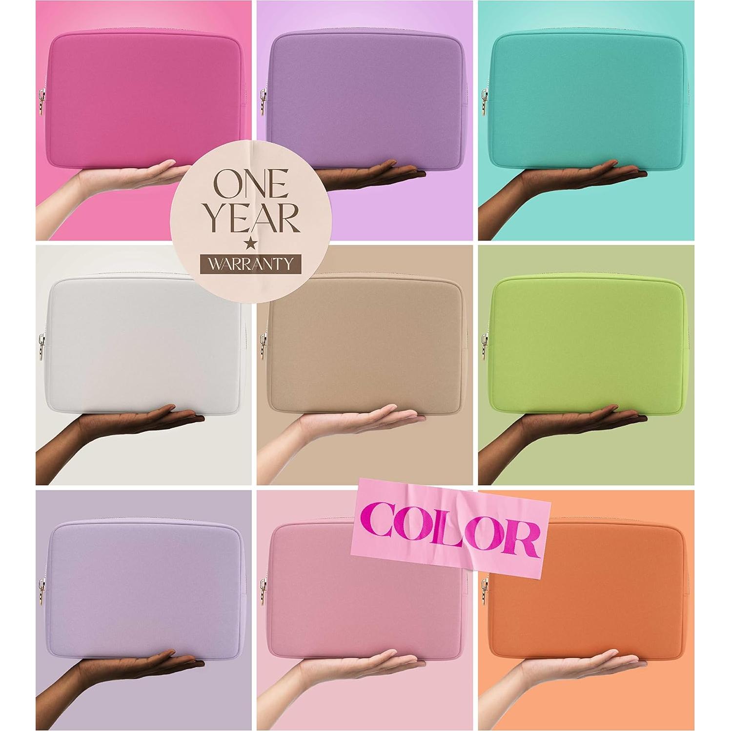 Bolsa de Maquillaje Embla Grande Rojo Rubí - Organizador de Viaje