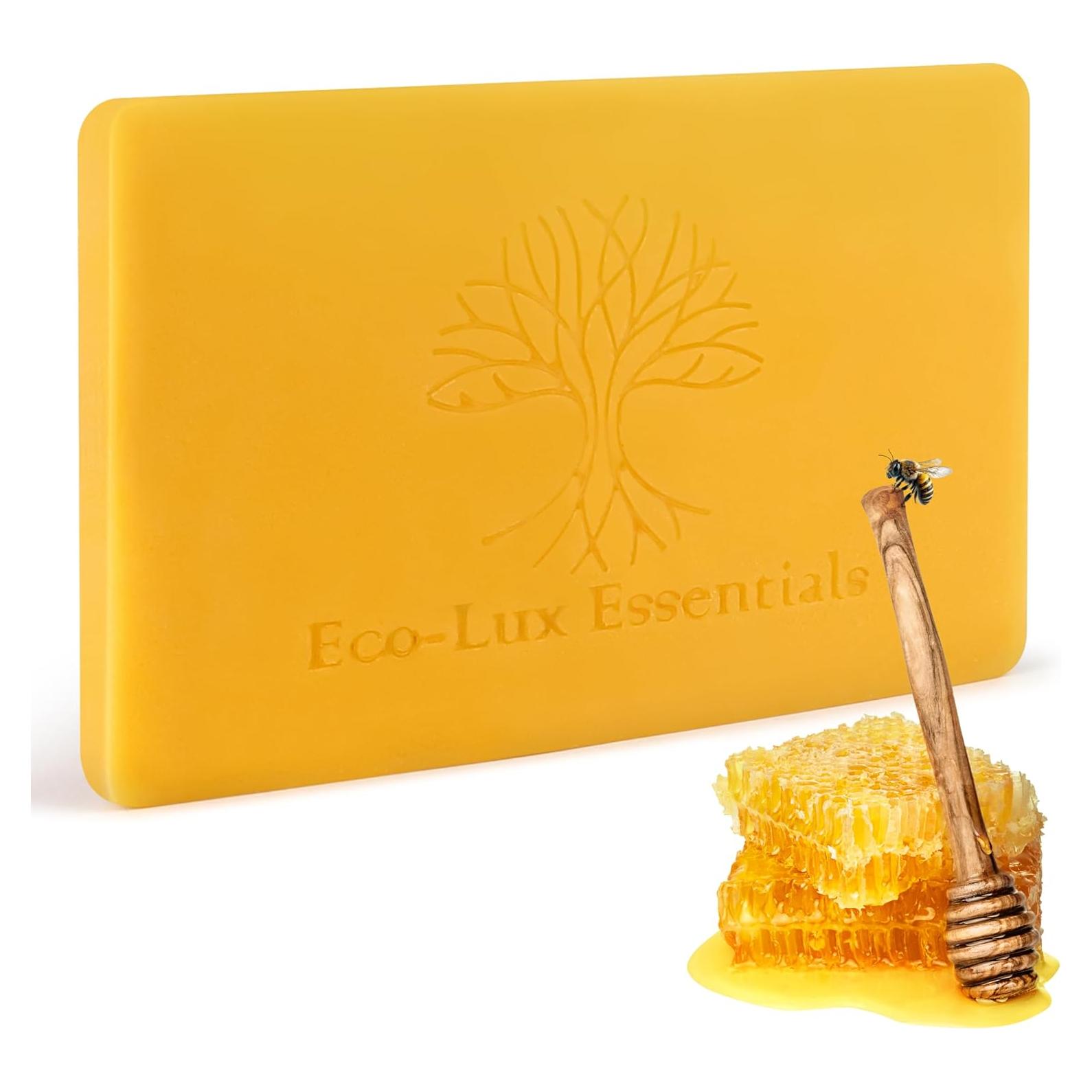 Bloque de Cera de Abeja Amarilla 408g Eco Lux - 100% Pura y Natural