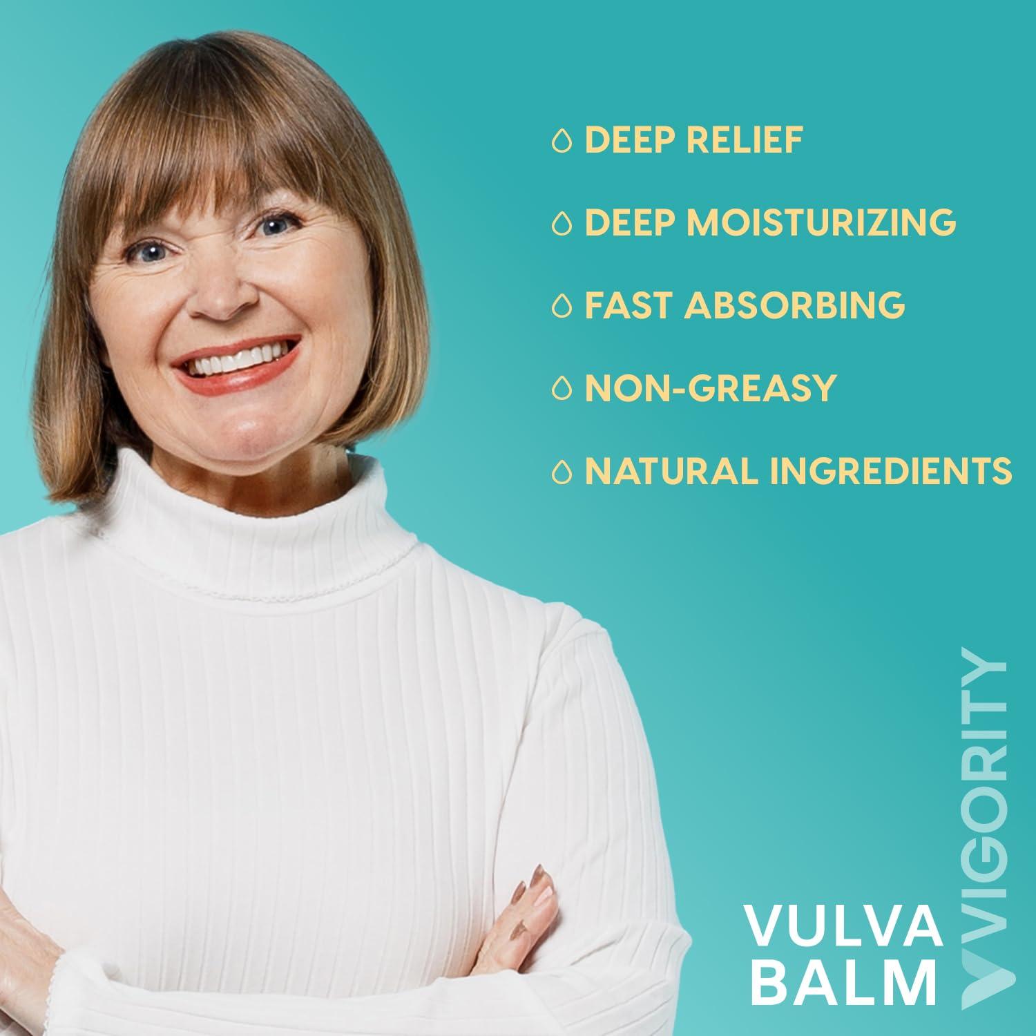 Bálsamo Vulva Hidratante Vigority 49.6g - Alivio Sequedad Menopausia