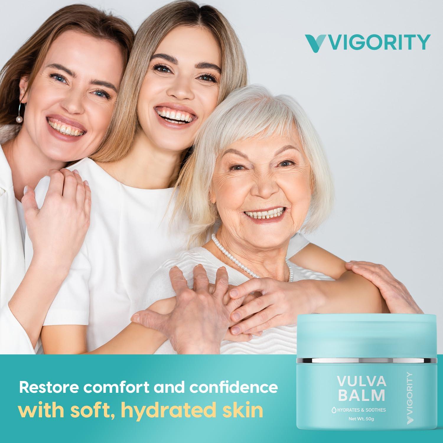 Bálsamo Vulva Hidratante Vigority 49.6g - Alivio Sequedad Menopausia
