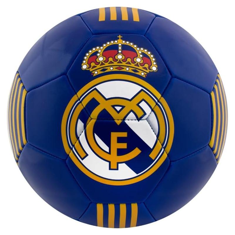 Bola de Fútbol Oficial Maccabi Real Madrid Tamaño 5 Azul