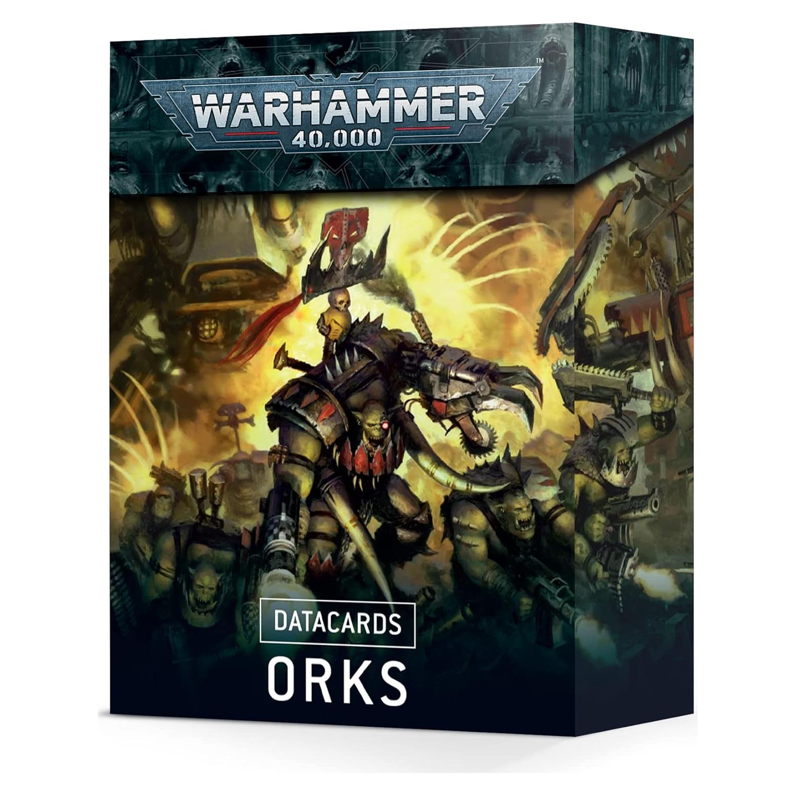Tarjetas de Datos Warhammer 40k V.9 Orkos - Games Workshop