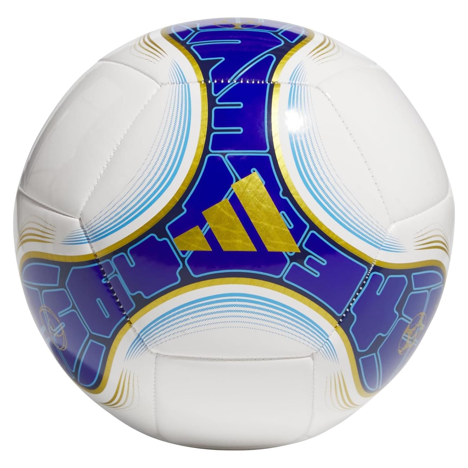 Balón de Fútbol Adidas Messi Club Tamaño 5 - Blanco/Azul