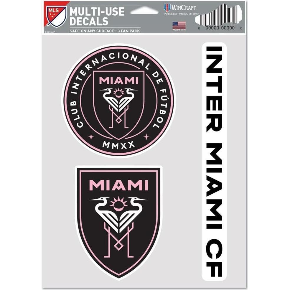 Calcomanías Multiuso Fan 3 Pack Wincraft Inter Miami CF