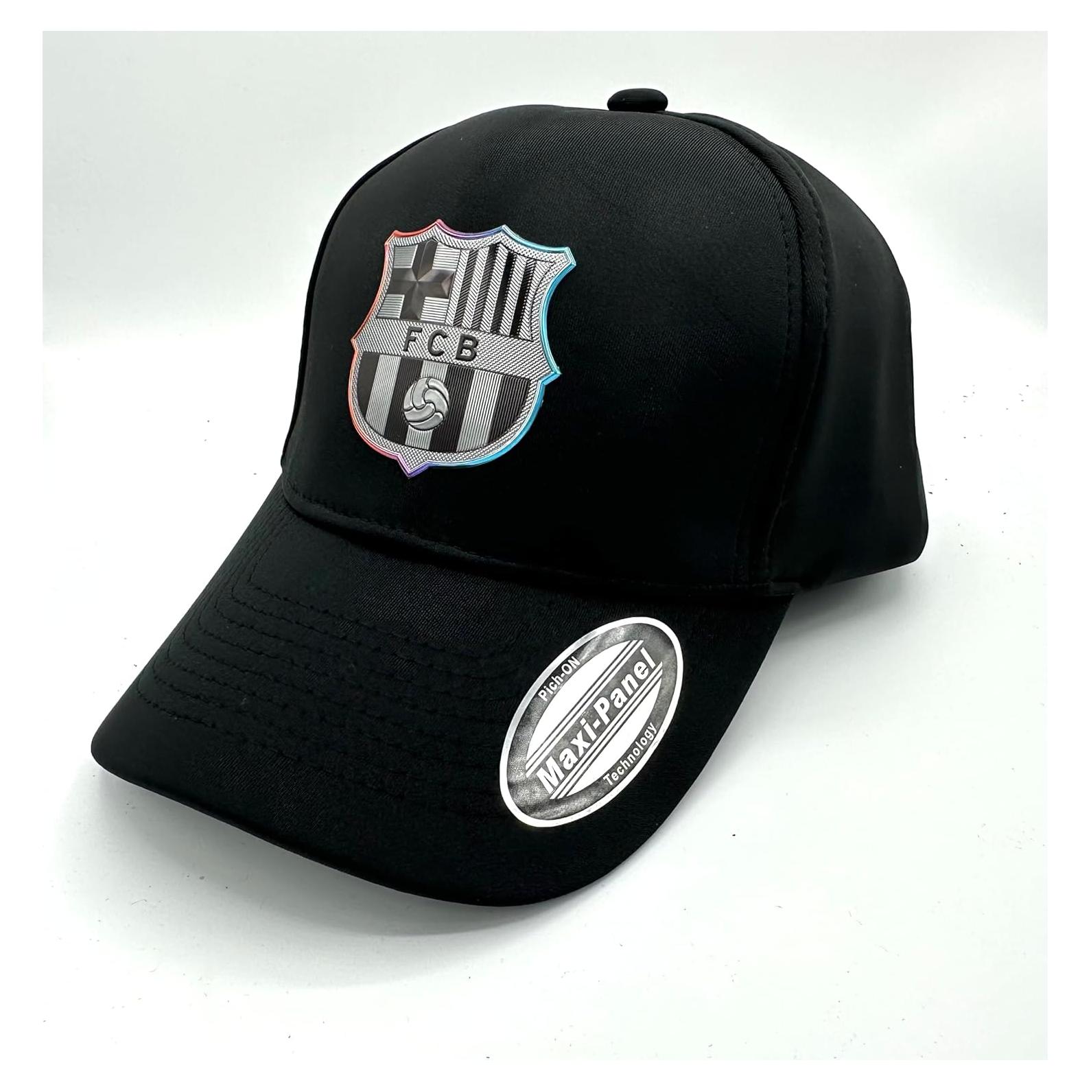 Gorra de Fútbol Unisex Pich-On Barcelona Negra Ajustable