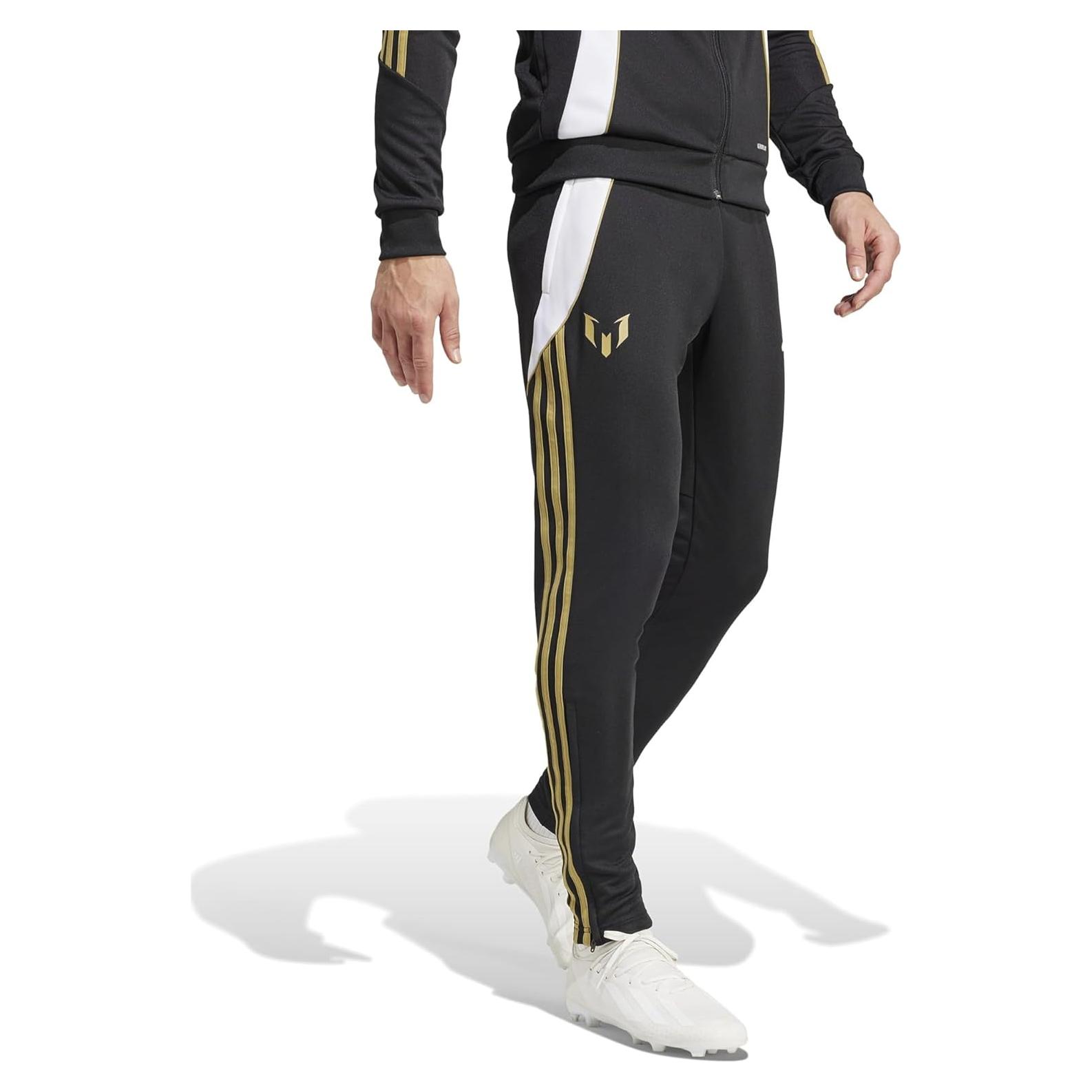 Pantalones de chándal para hombres Adidas Messi Negro