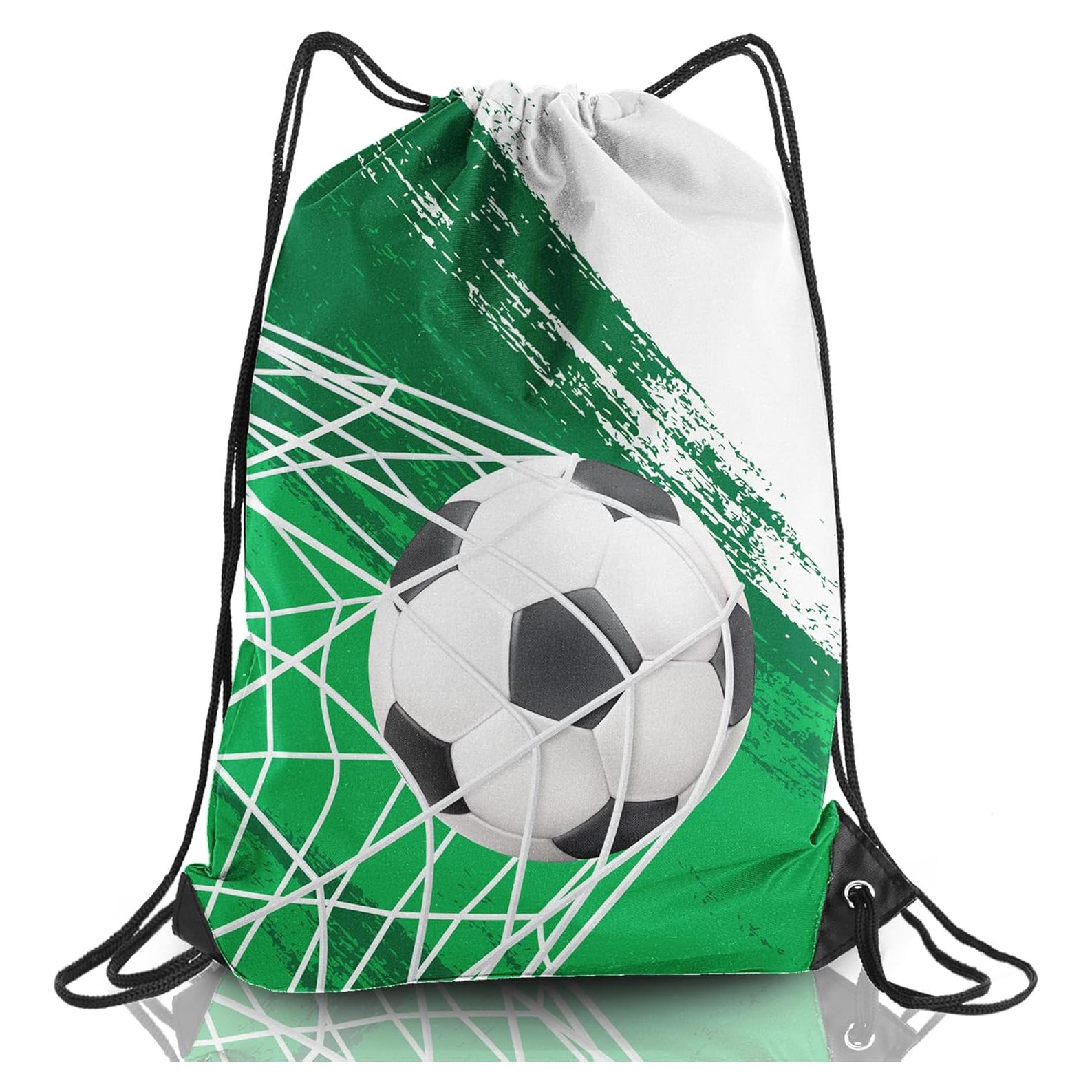 Mochila con cordón de fútbol HJKLONE 42x34 cm 30L