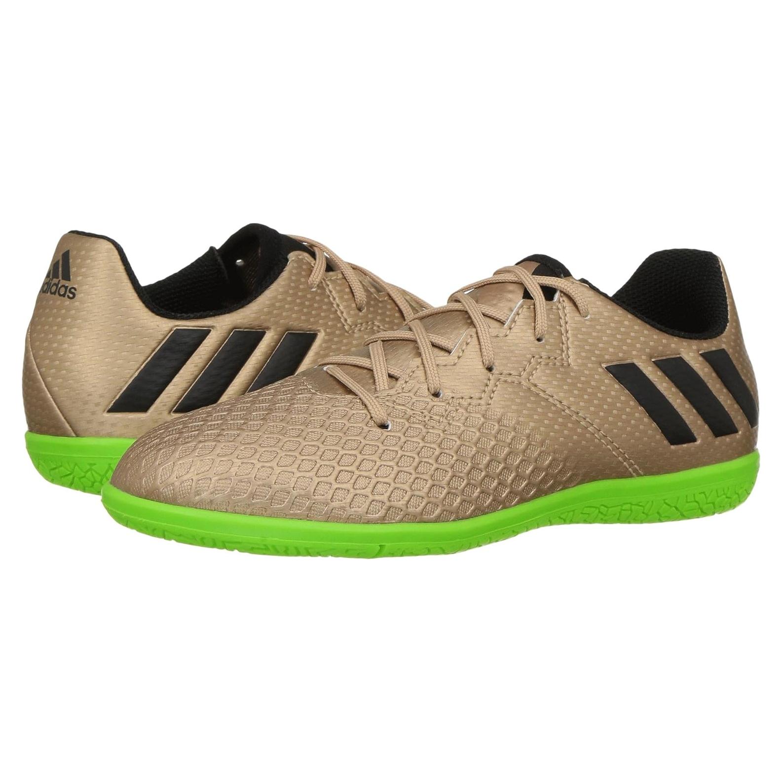 Zapatillas de Fútbol Adidas Messi 16.3 Niños 10.5 Cobre/Negro/Verde