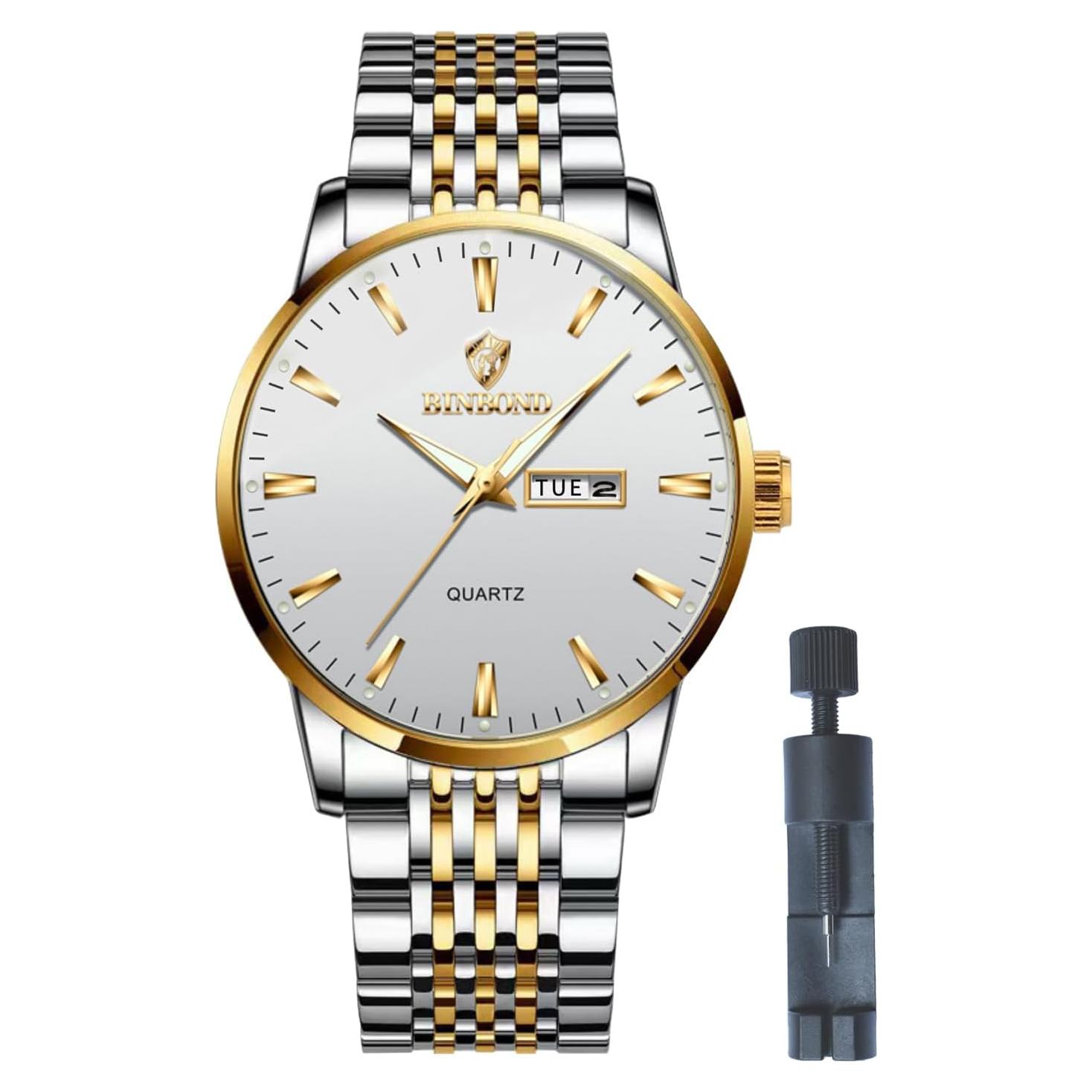 Reloj de Pulsera de Acero Inoxidable JOOEASI B9222 para Hombres