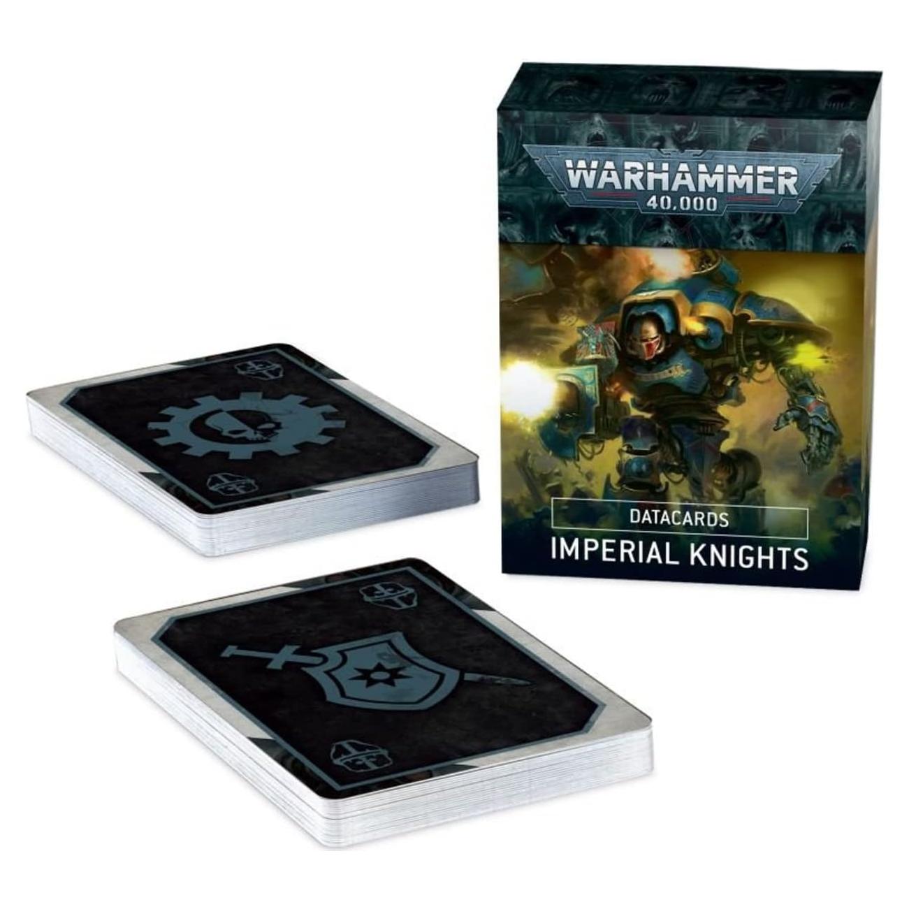 Tarjetas de Datos Caballeros Imperiales Games Workshop - 55 Piezas