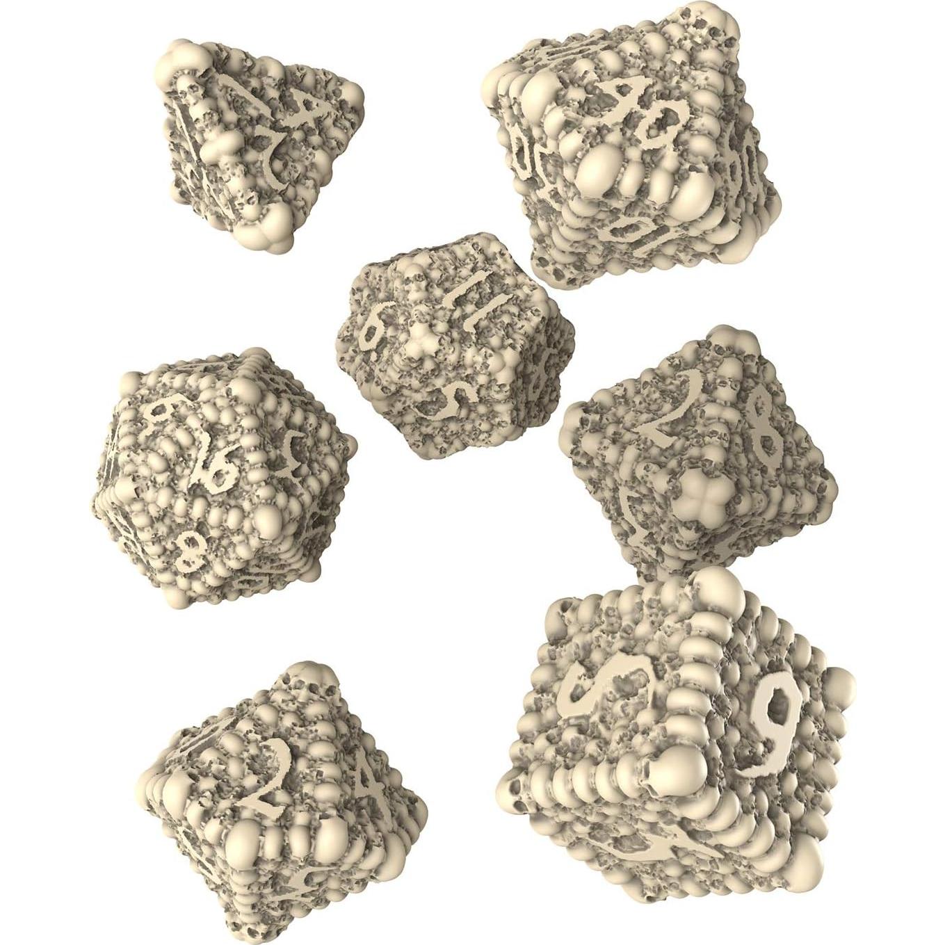 Juego de Dados Macabros Q-Workshop - 7 Piezas de Resina