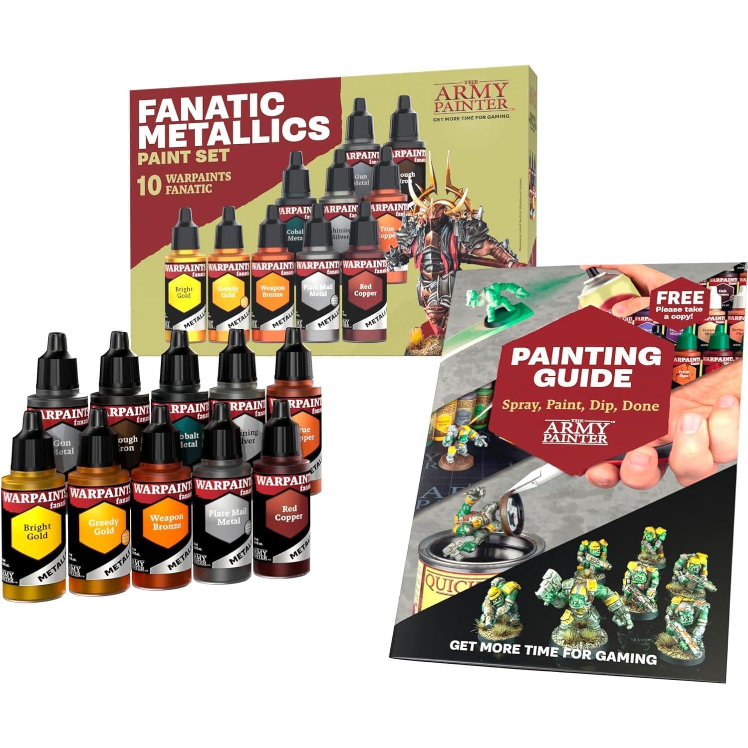 Set de Pinturas Metálicas The Army Painter Warpaints 10 x 18 ml