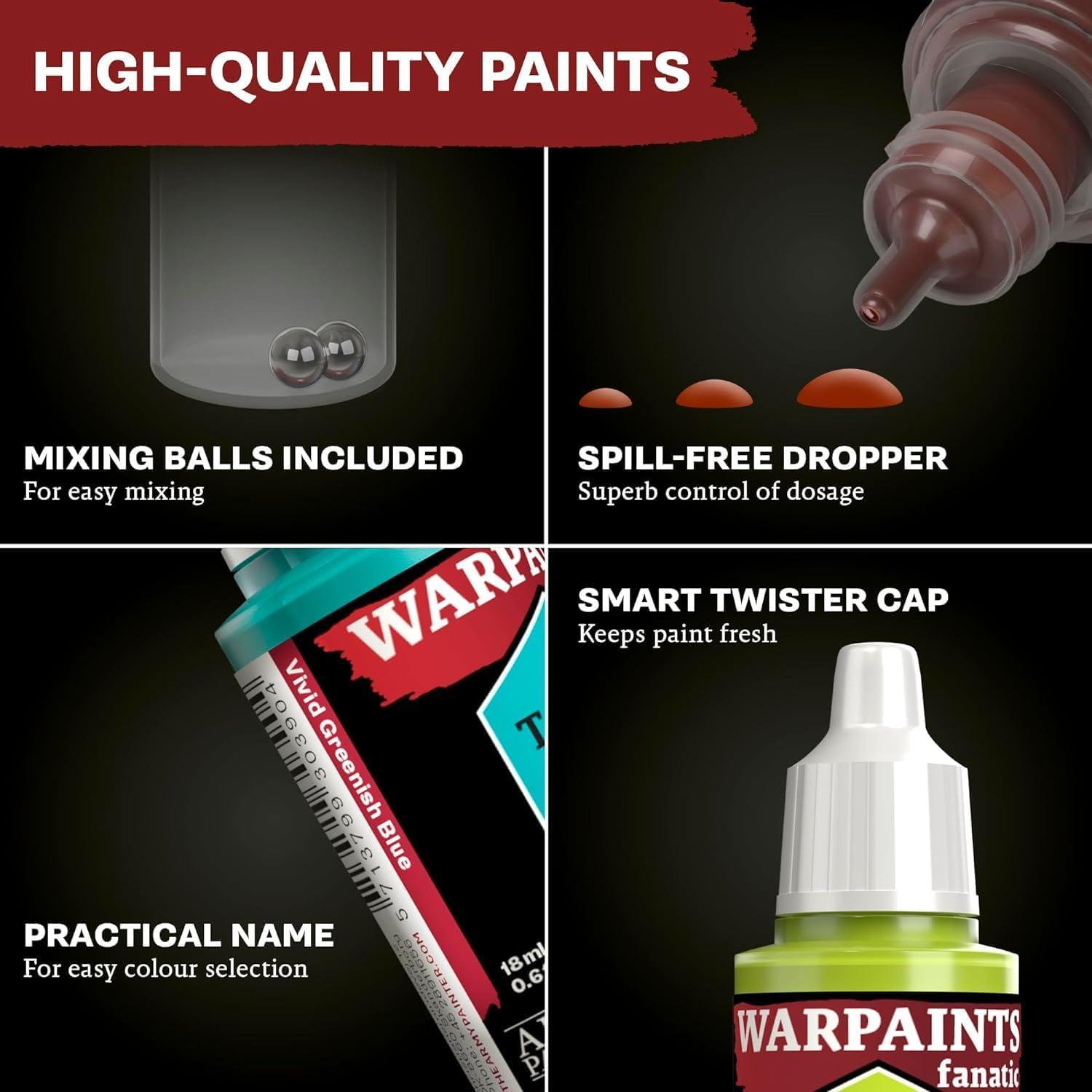 Set de Pinturas Metálicas The Army Painter Warpaints 10 x 18 ml