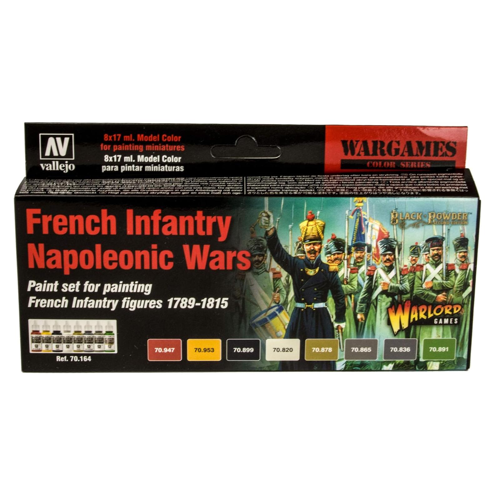 Juego de Pintura Acrílica Vallejo Infantería Francesa 139.5 ml