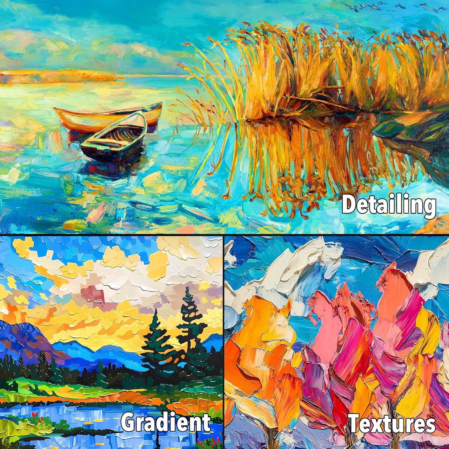 Juego de Pintura Acrílica Halobios 50 Colores 60 ml Premium