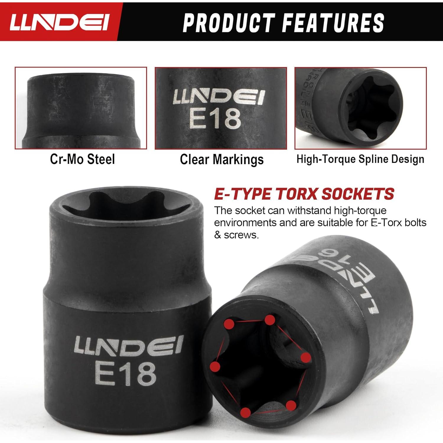 Juego de Controladores Hexagonales LLNDEI 30 Piezas 3/8"