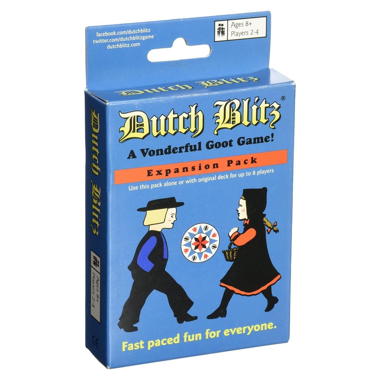 Dutch Blitz Paquete de Expansión Azul - Juego de Cartas para 8 Jugadores
