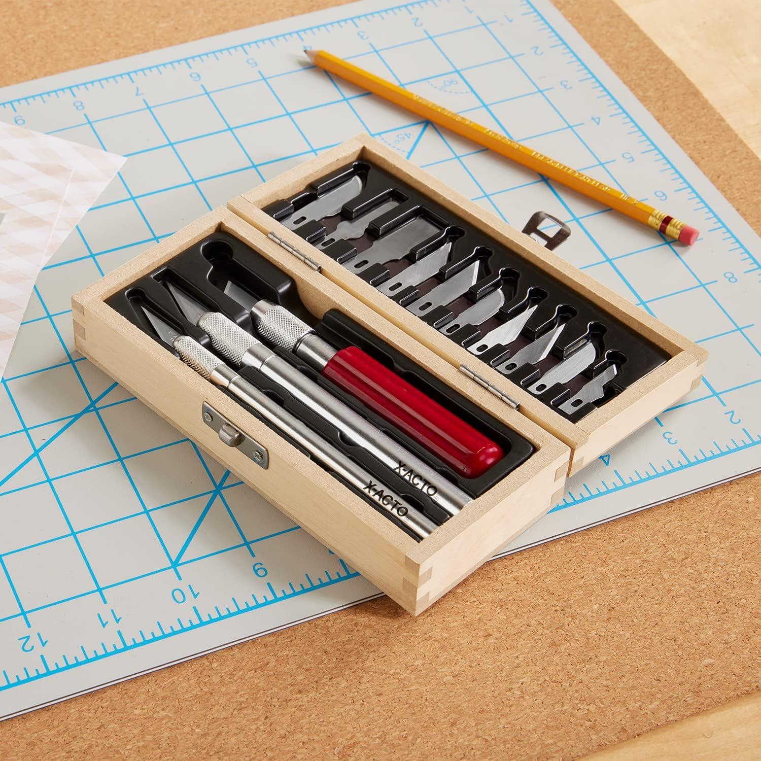 Juego de Cuchillos Básico X-Acto XW5282E Acero Inoxidable