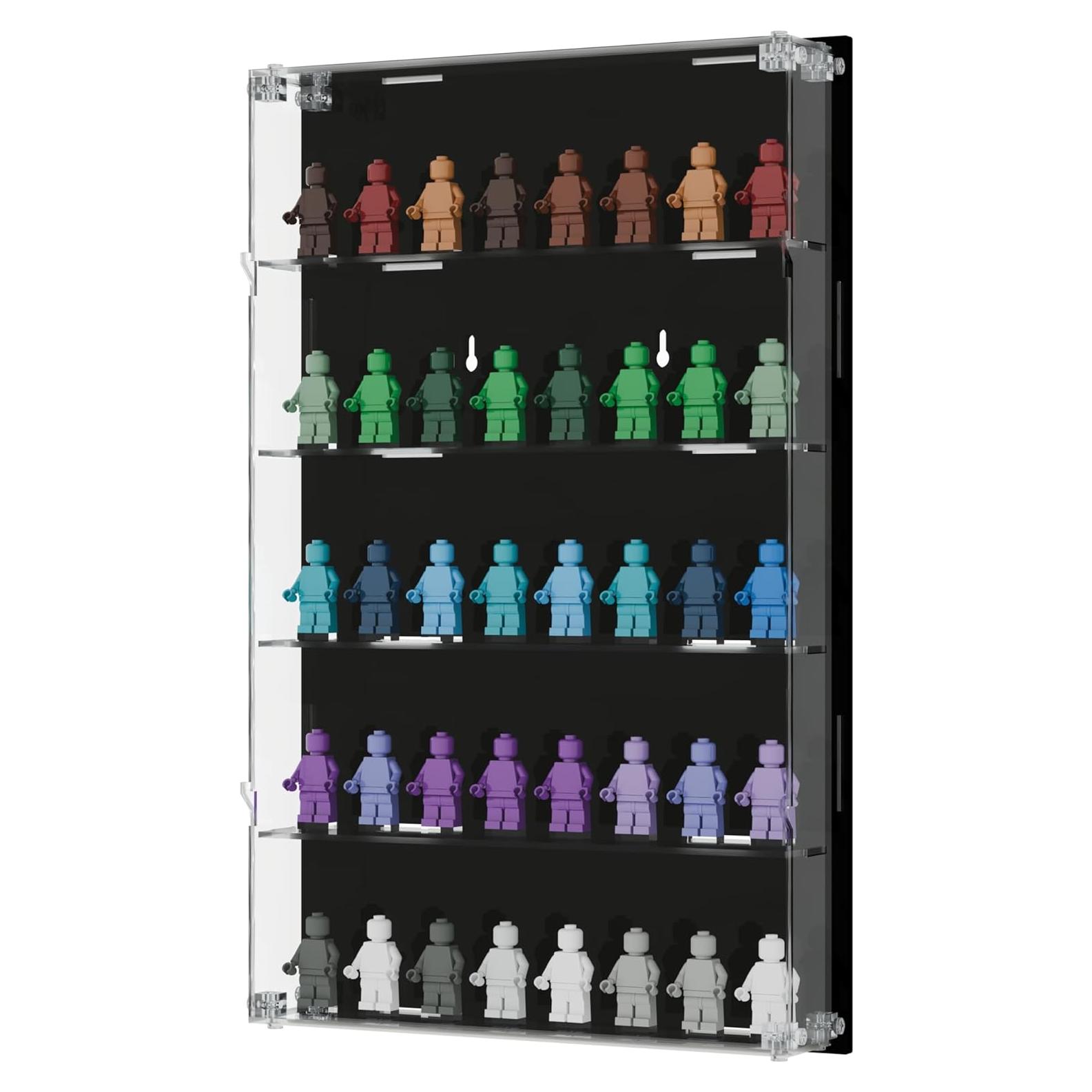 Estuche de exhibición de minifiguras Homelodge - Acrílico negro