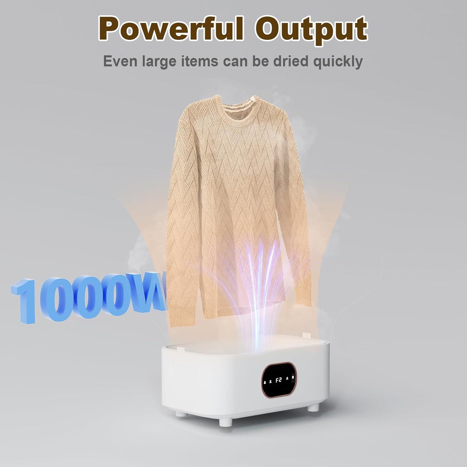 Máquina de Planchar y Secar Ropa Jueraori HGJ001 1000W Plegable